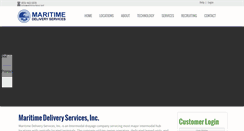 Desktop Screenshot of maritimedeliveryservices.com